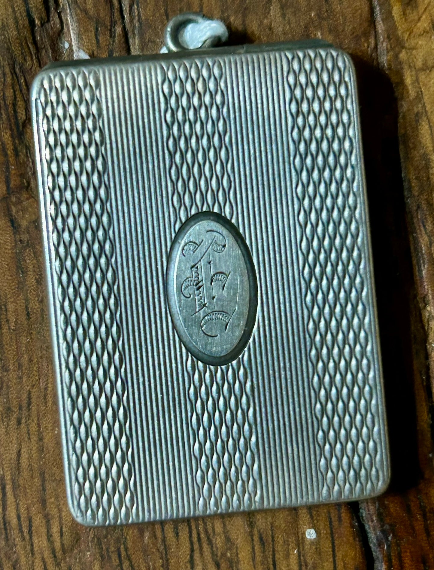 STERLING ELGIN SILVER DECO LOCKET