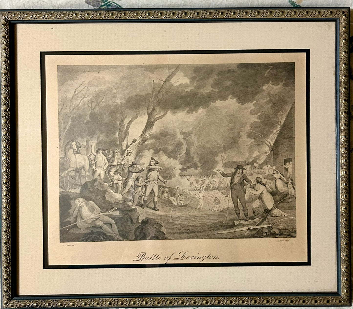 BATTLE OF LEXINGTON PRINT
