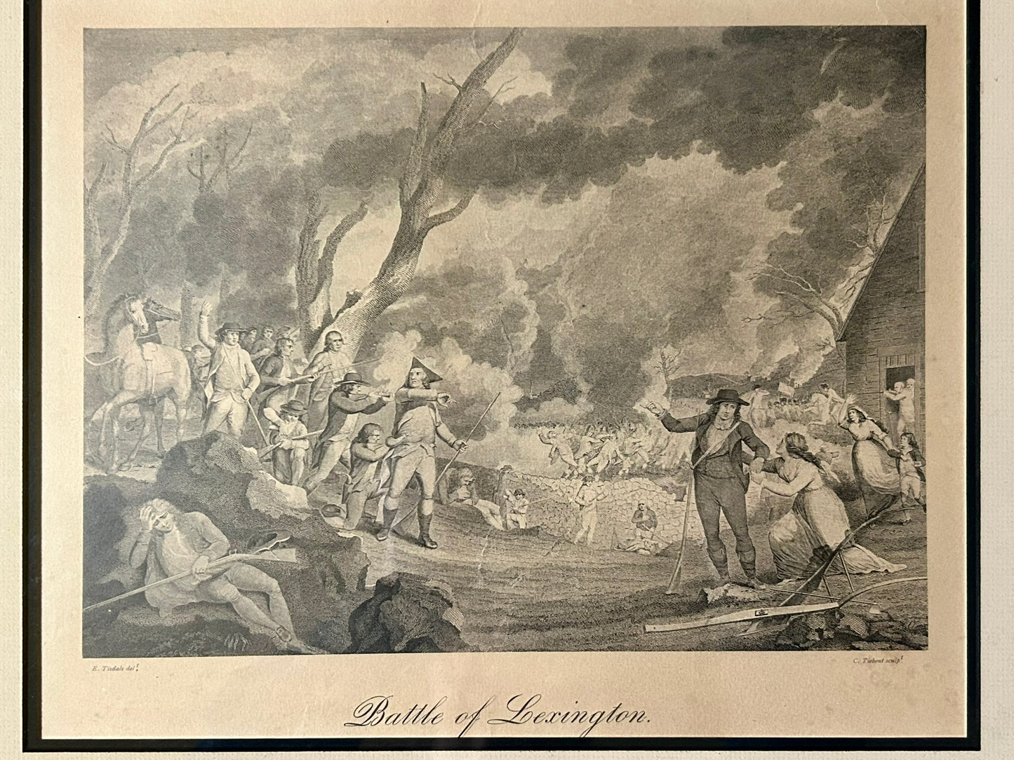 BATTLE OF LEXINGTON PRINT