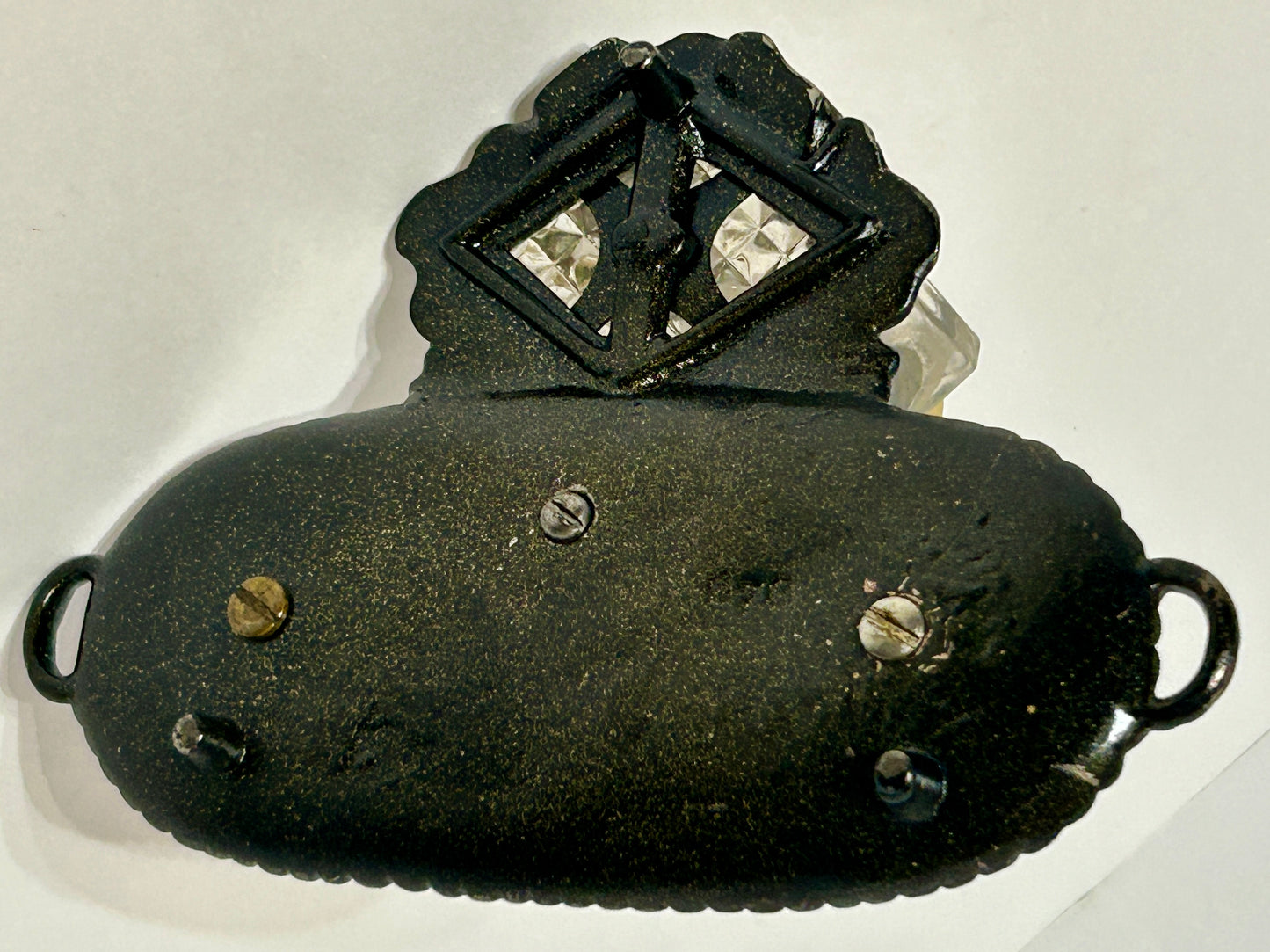 ANTIQUE FIGURAL MOUSE INKWELL