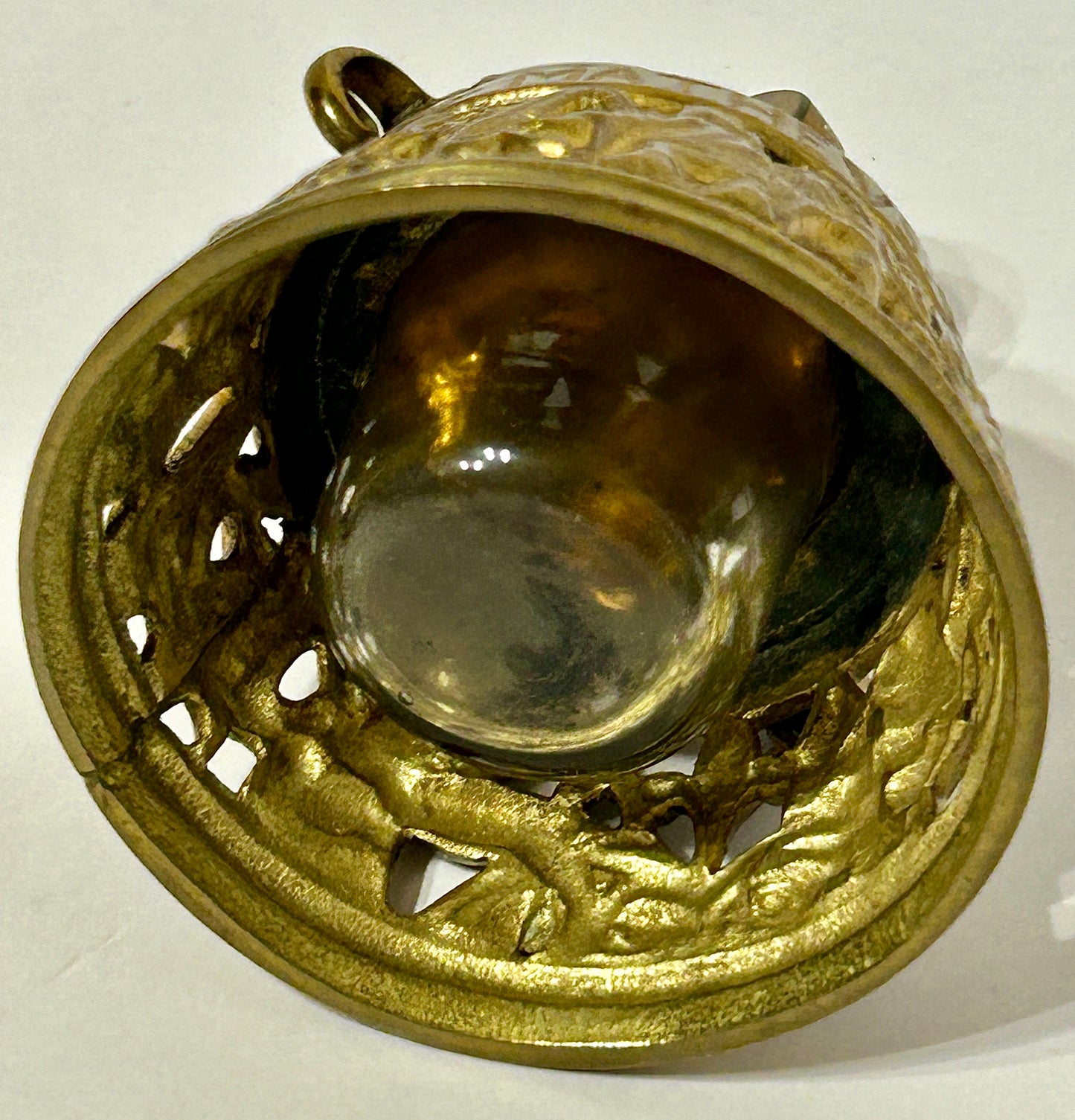FIGURAL INKWELL BELL SHAPE