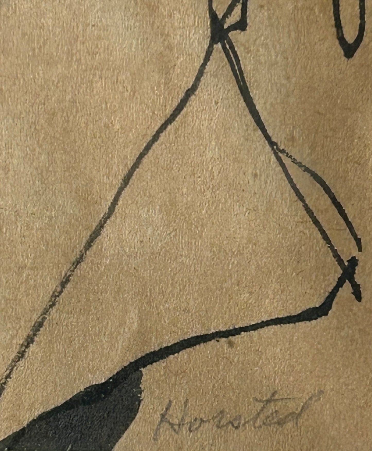 HORSTED DRAWING OF MAN