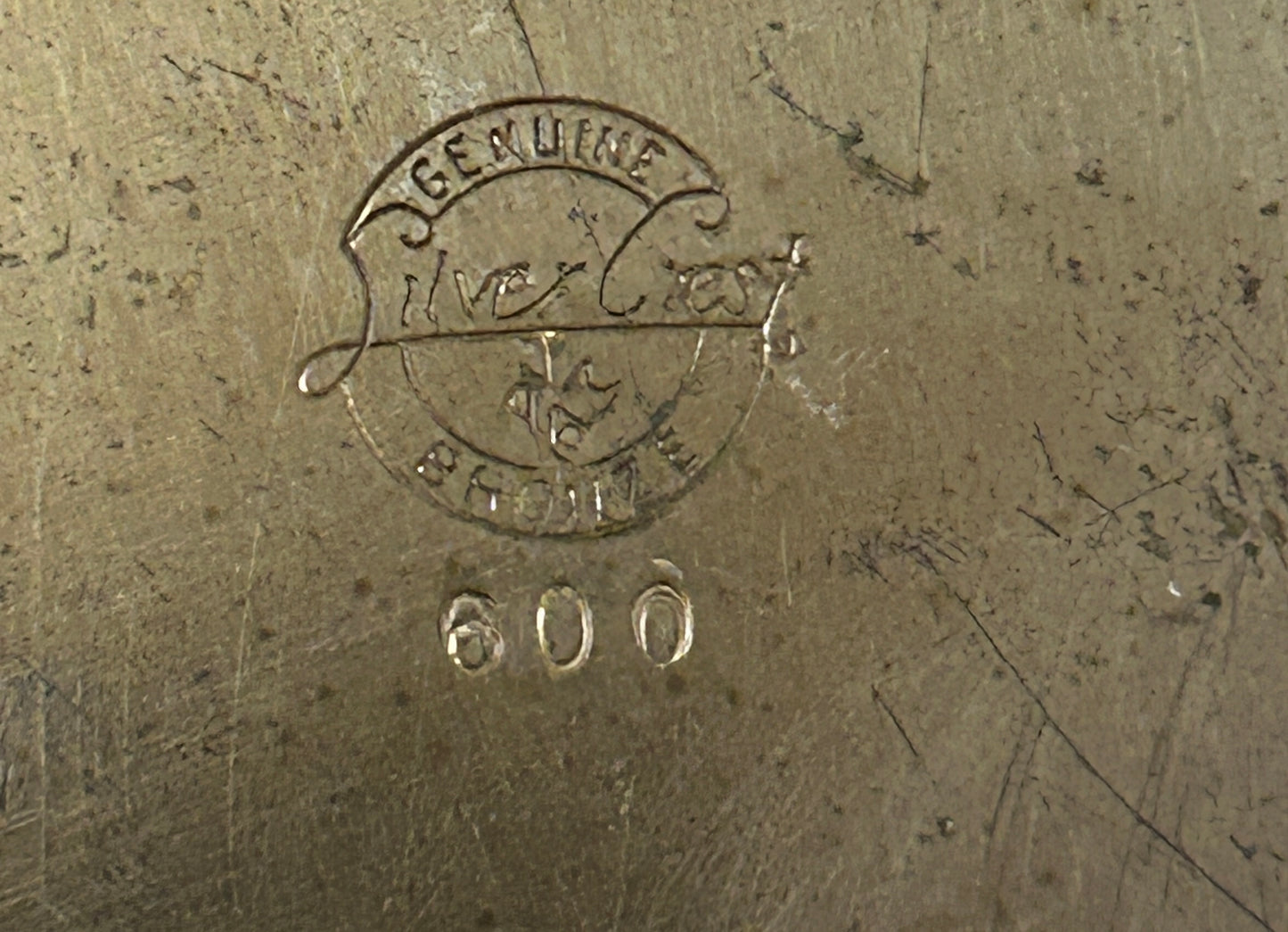 SILVER CREST BRONZE TRAY "RANCHEROS VISTADORES" RIDER ON HORSE