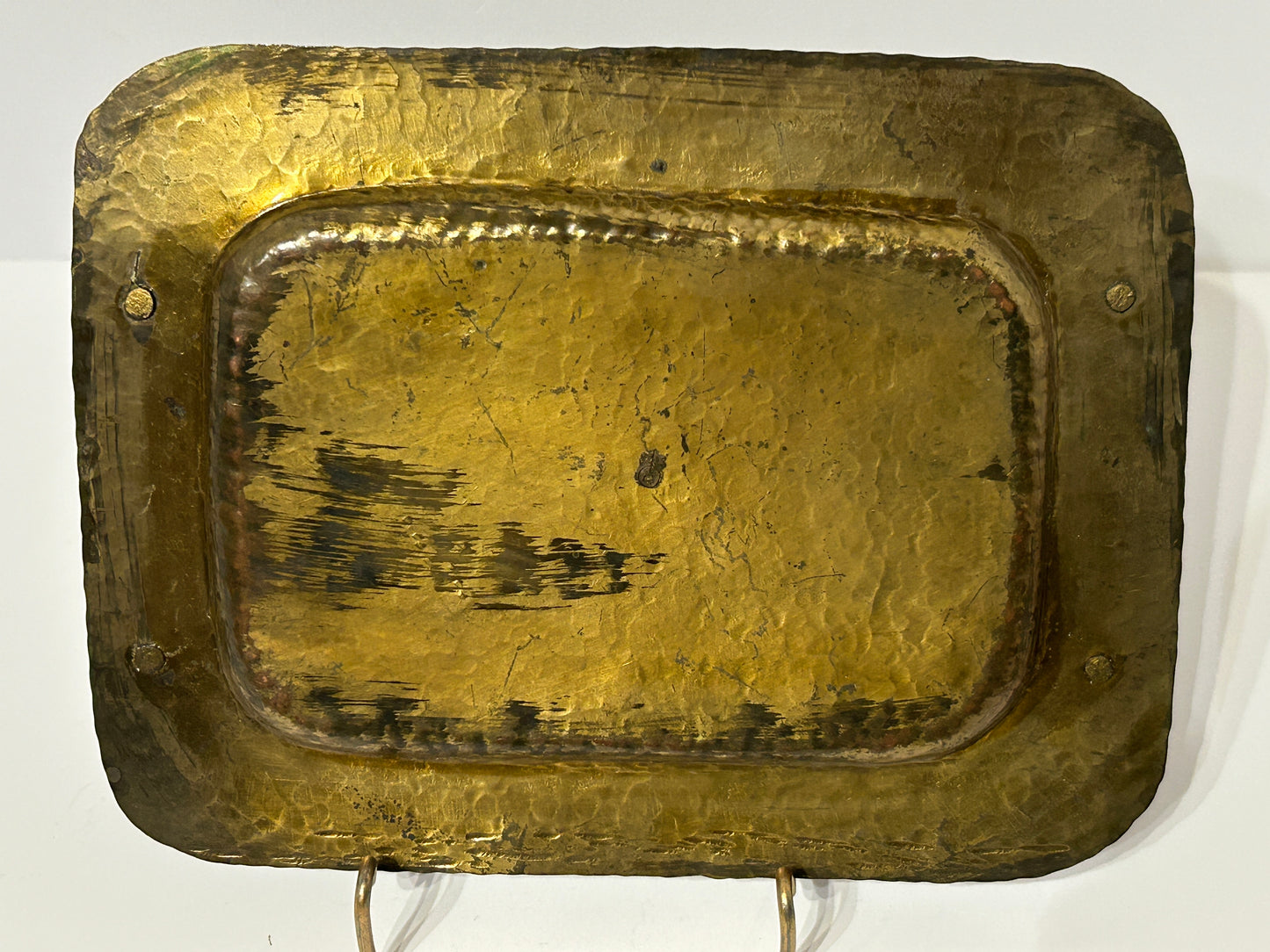 ROYCROFT HAMMERED HANDLED TRAY