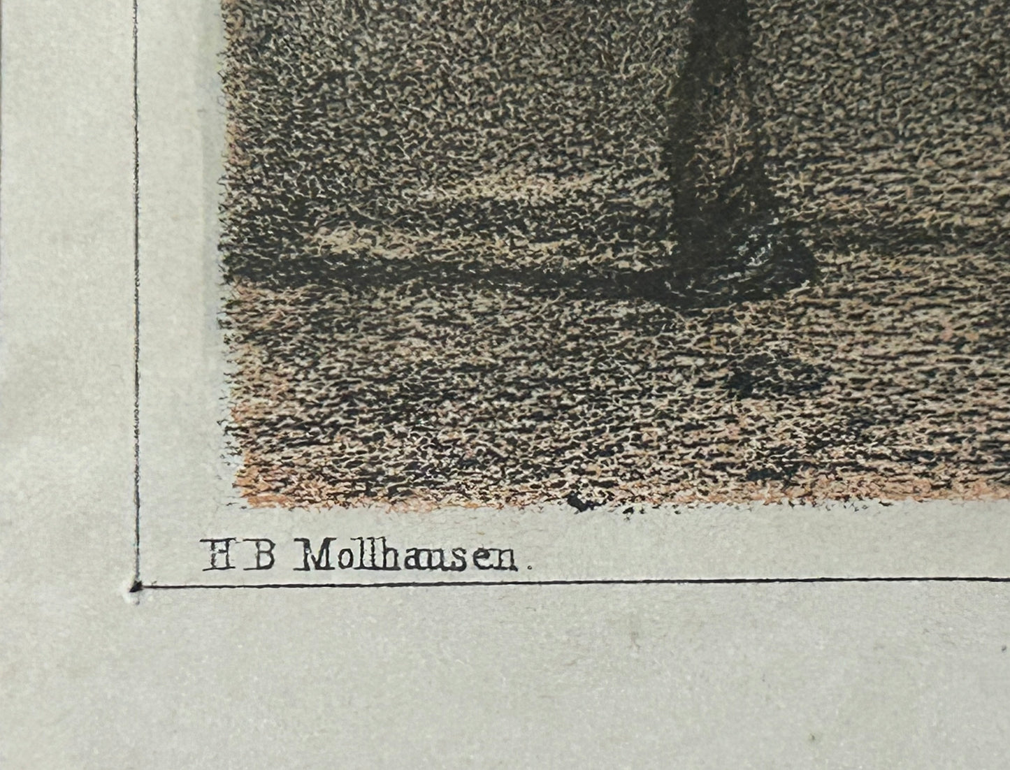 NAVAJO'S PRINT FROM 1850'S BOOK OF SURVEYS