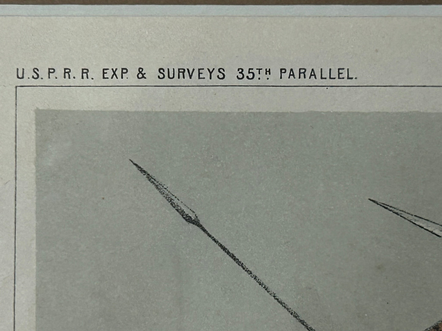 NAVAJO'S PRINT FROM 1850'S BOOK OF SURVEYS