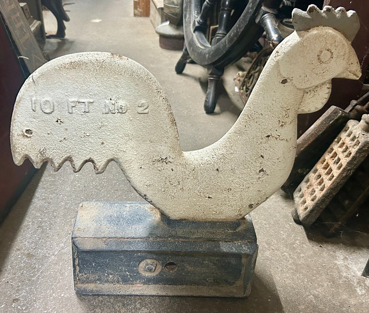 Elgin R Windmill WINDMILL WEIGHT ELGIN ROOSTER 10' NO. 2 – Triple A Antiques