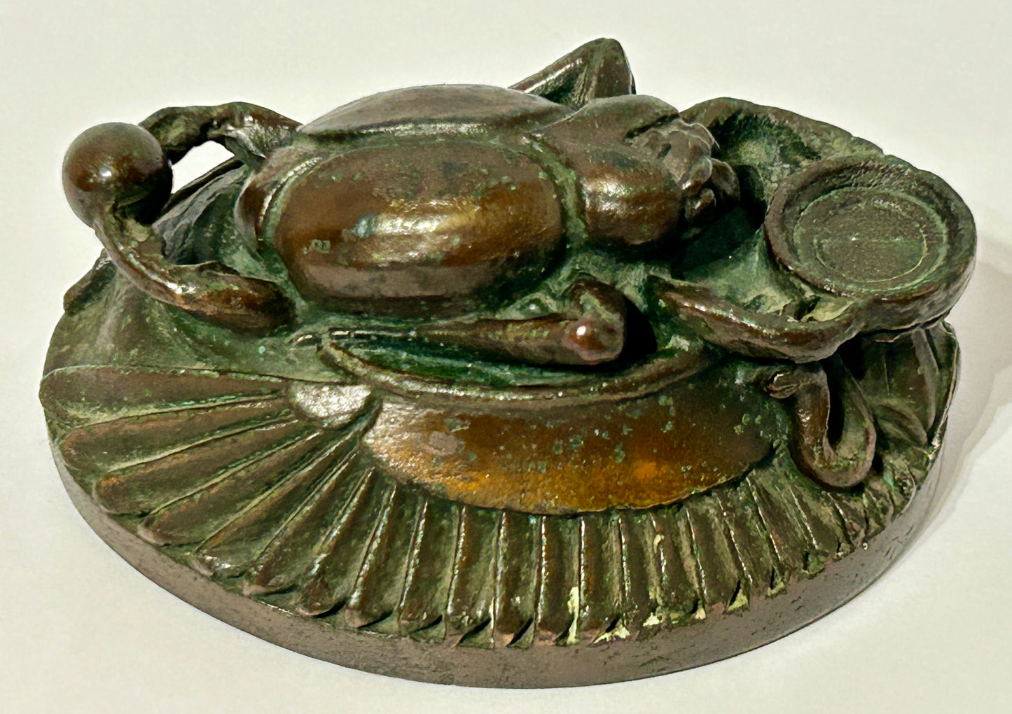 BEETLE FIGURAL INCENSE BURNER