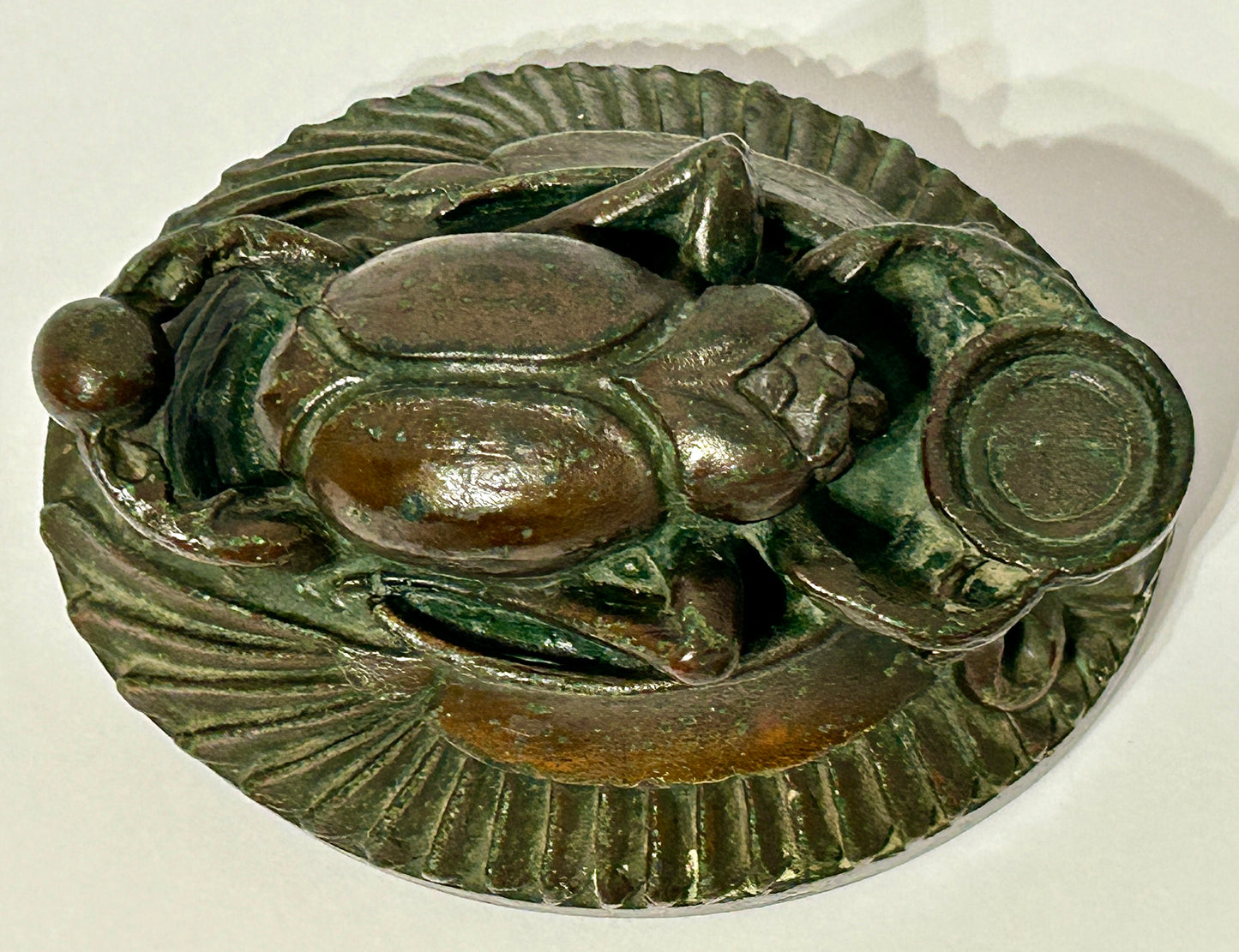 BEETLE FIGURAL INCENSE BURNER