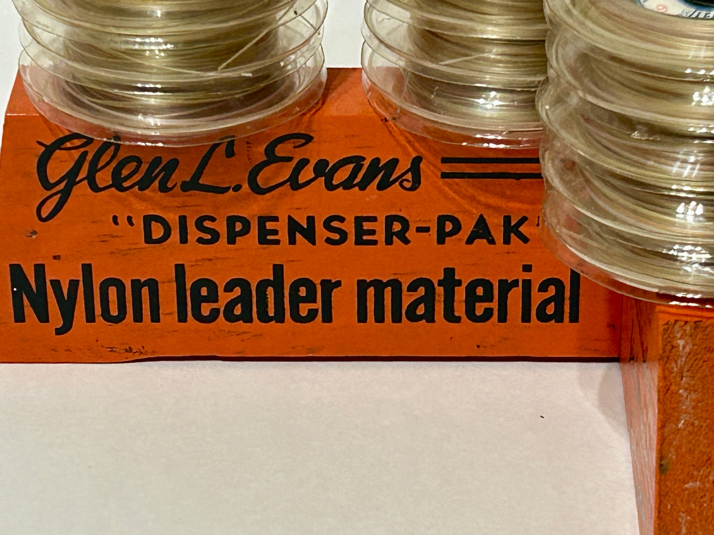 FISHING NYLON LEADER ANTIQUE STORE DISPLAY