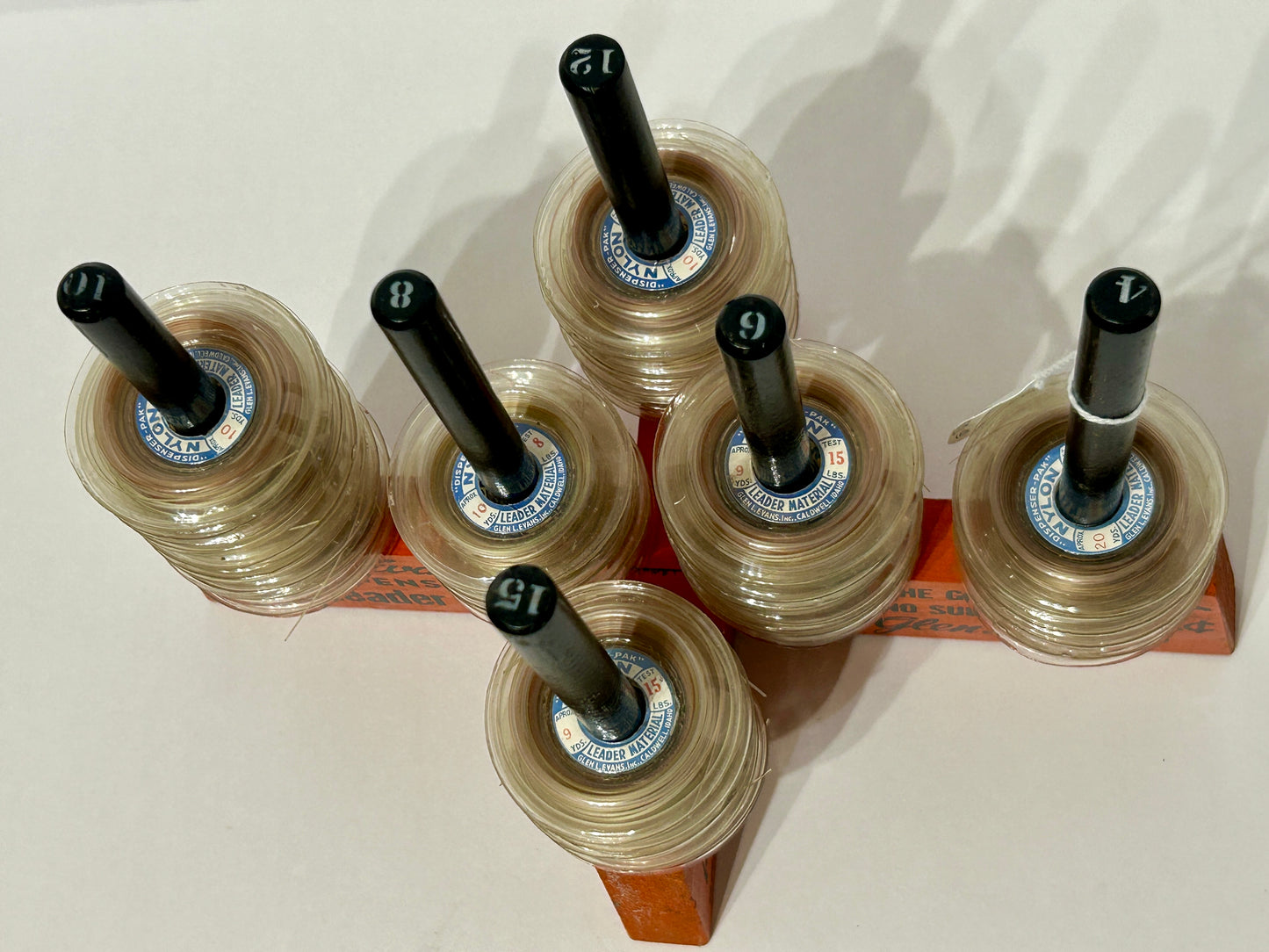 FISHING NYLON LEADER ANTIQUE STORE DISPLAY