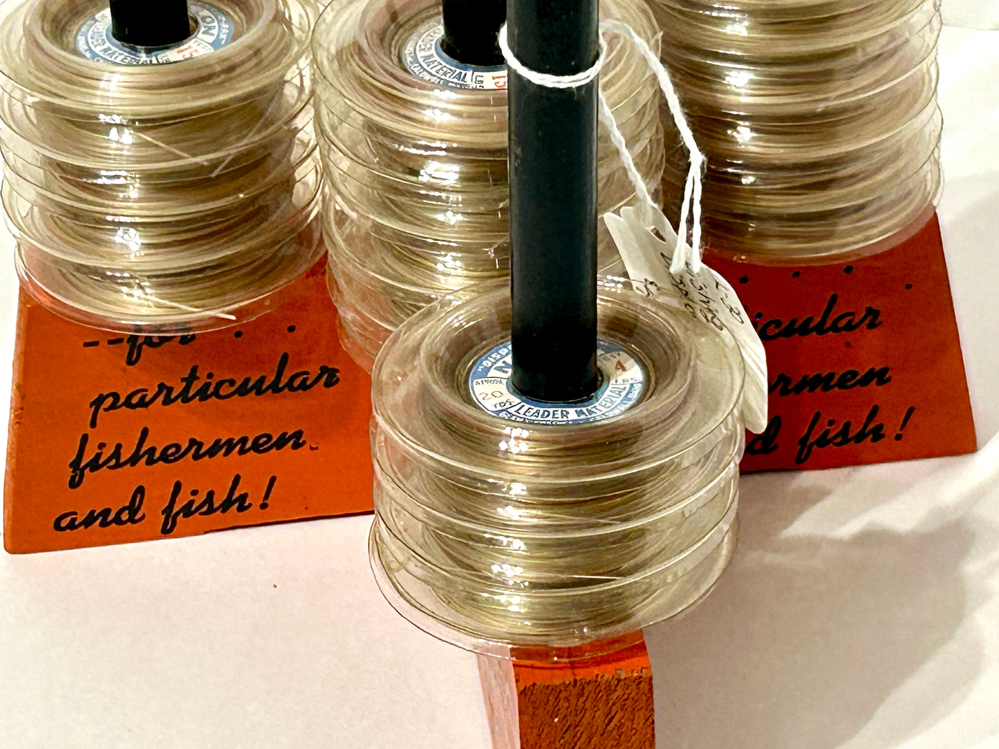 FISHING NYLON LEADER ANTIQUE STORE DISPLAY