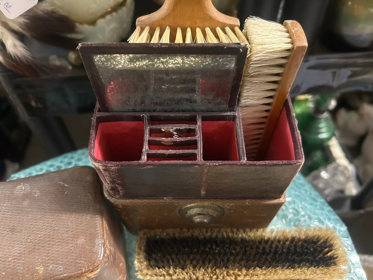 CIVIL WAR OFFICERS GROOMING KIT COMPLETE WITH HIS PHOTO
