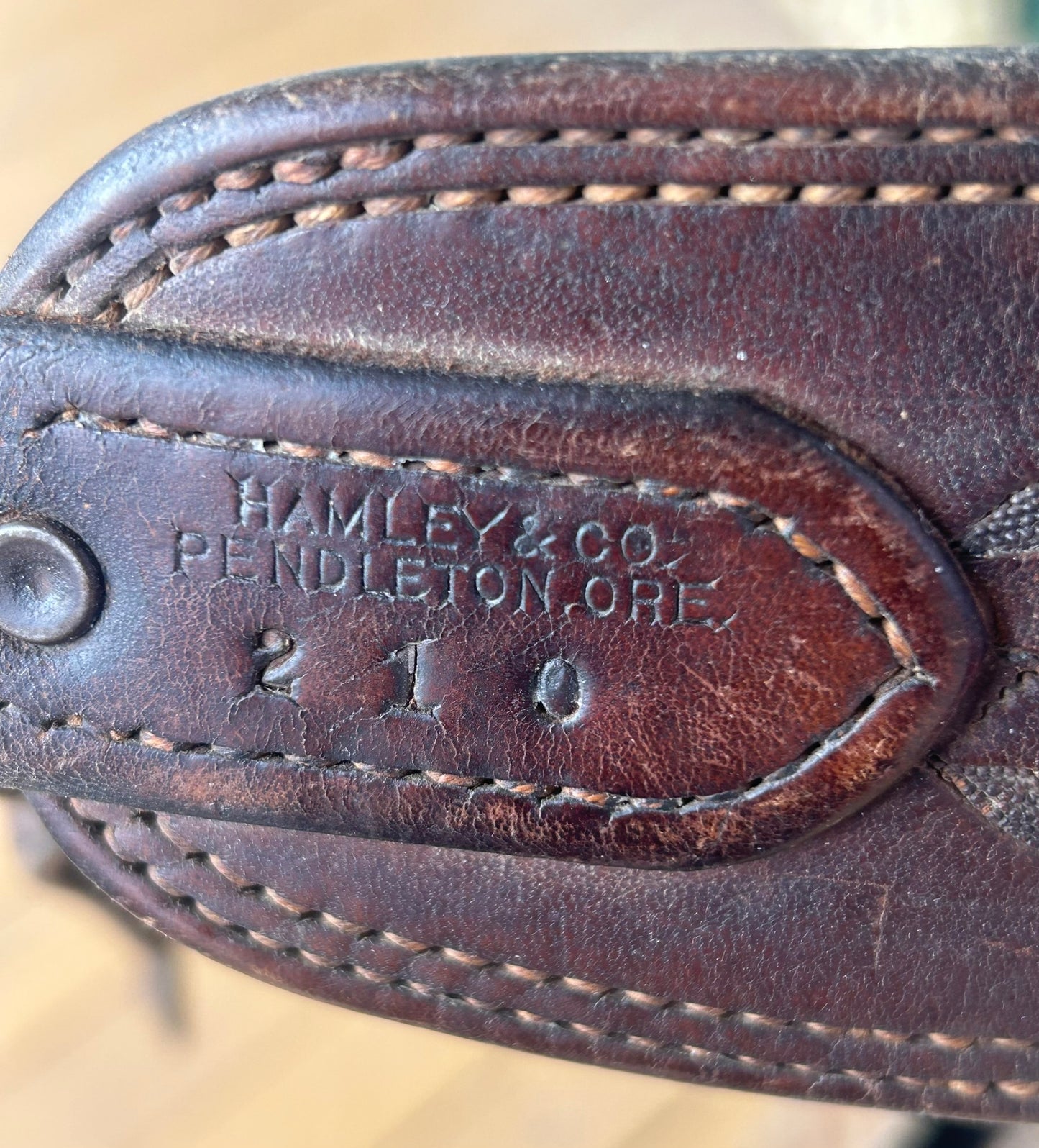 HAMLEY & CO.  PENDLETON, OREGON PAIR OF WOOLY CHAPS