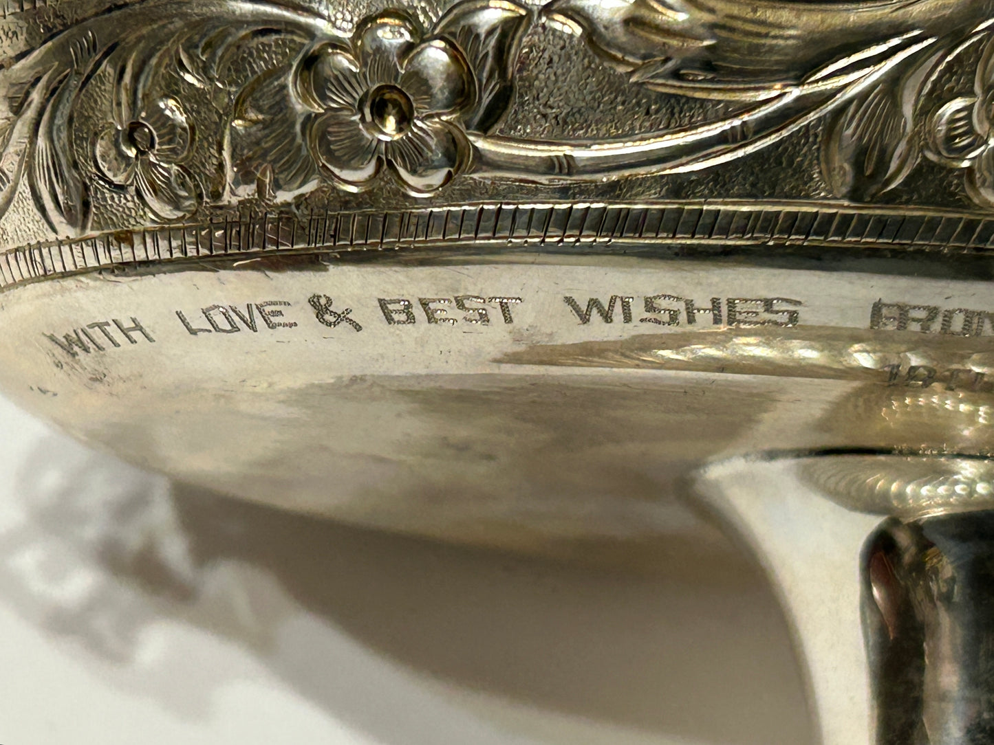 SILVER BASKET AWARDED BY LARSEN & TOUBRO LIMITED OF BOMBAY