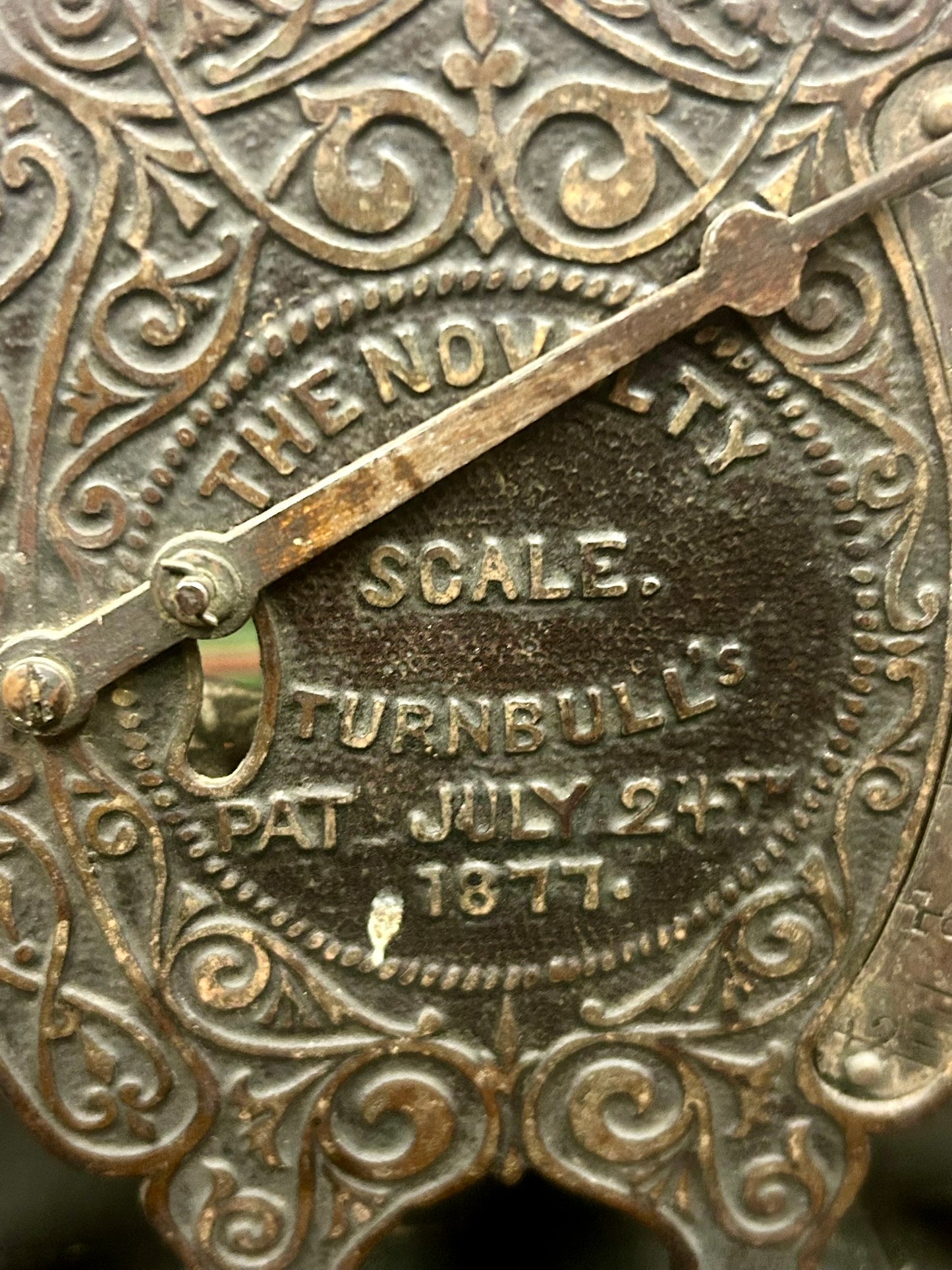ANTIQUE NOVELTY SCALE 1877 TRUMELLS