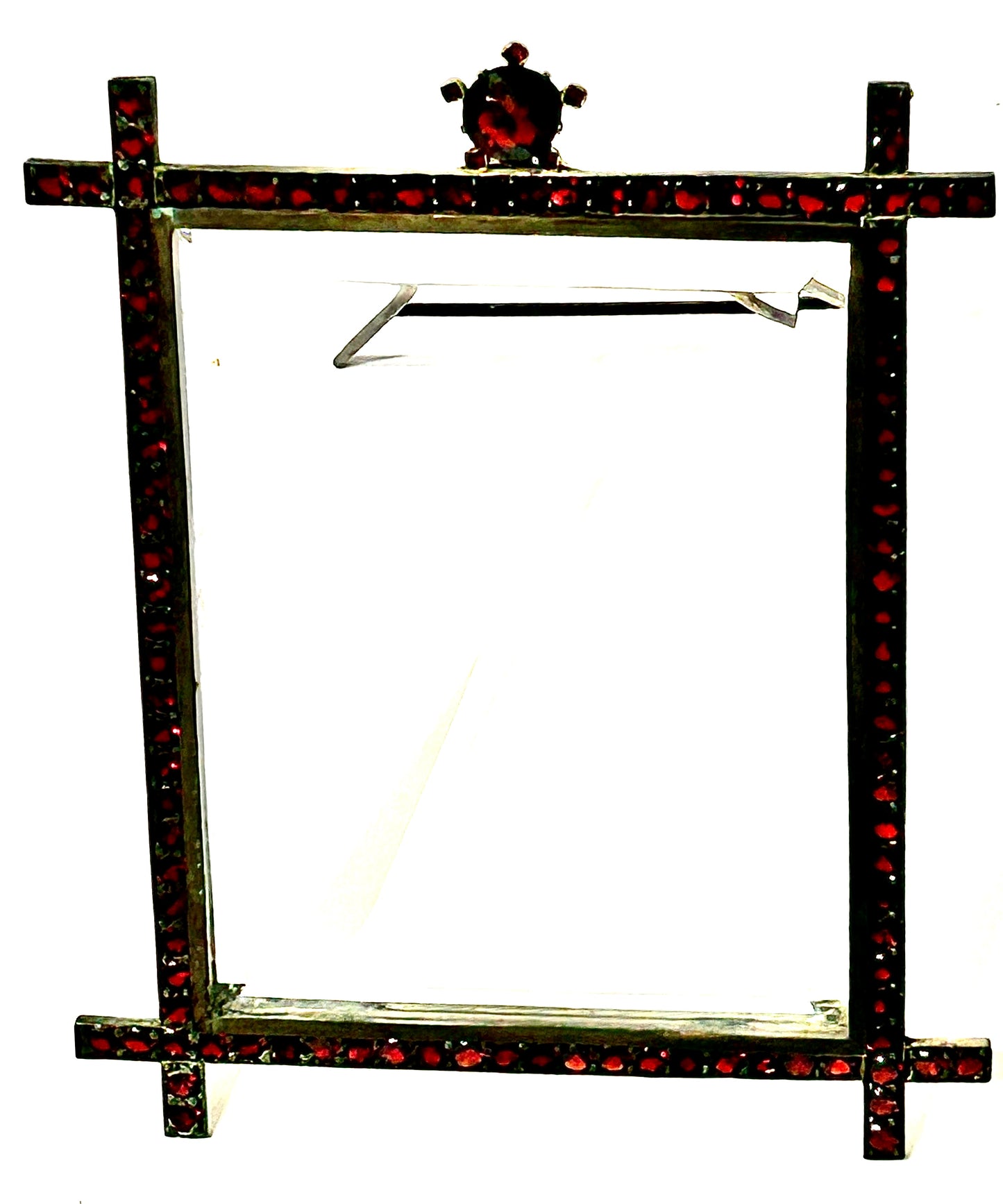 GARNET STONE ANTIQUE PICTURE FRAME