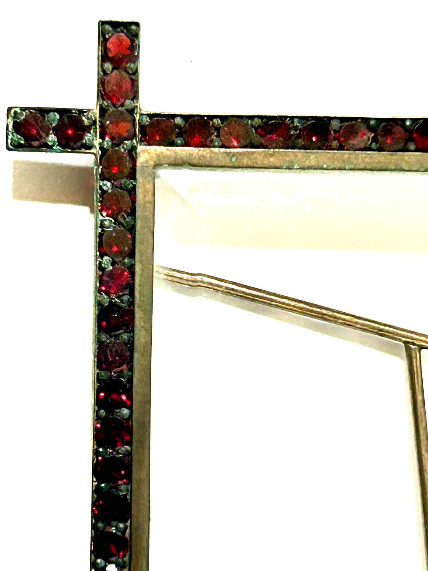 GARNET STONE ANTIQUE PICTURE FRAME