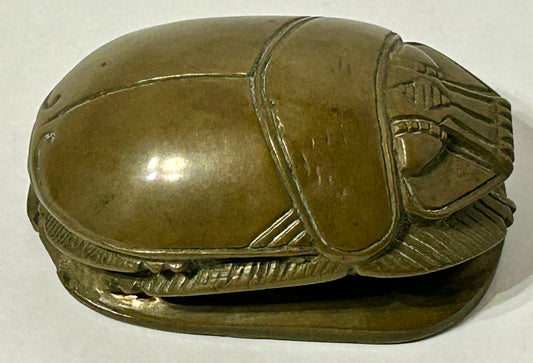 SCARAB PAPERWEIGHT 1920'S GRAND TOUR