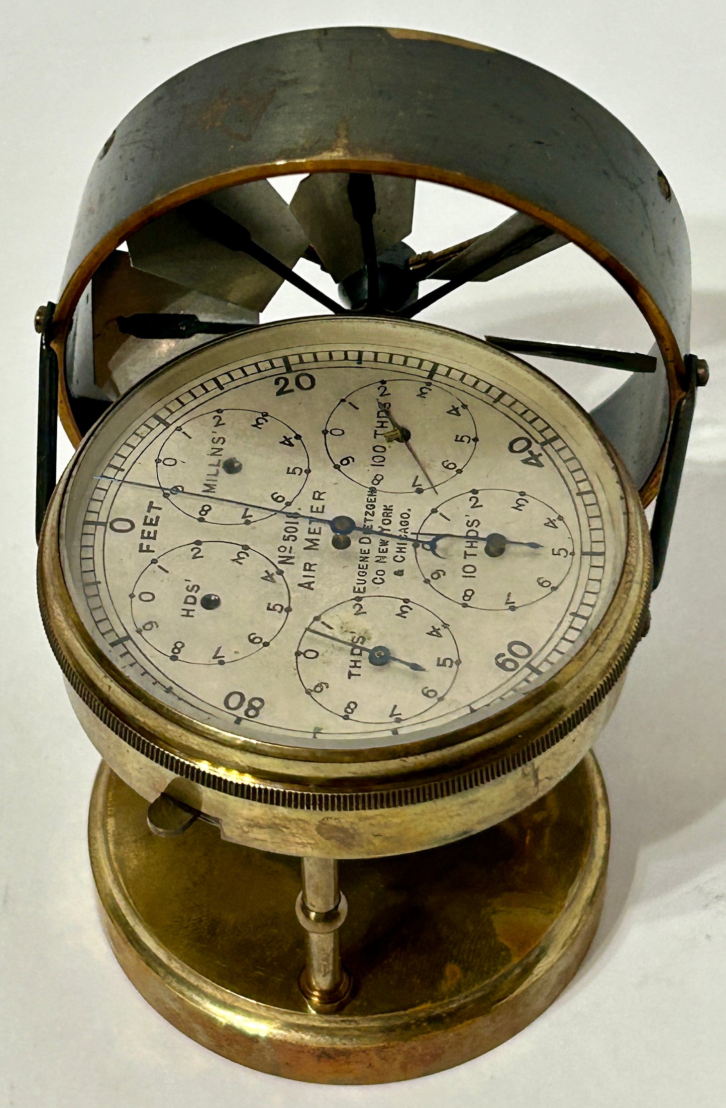 AIR METER BY EUGENE DIETZEN & CO. NEW YORK DEVICE
