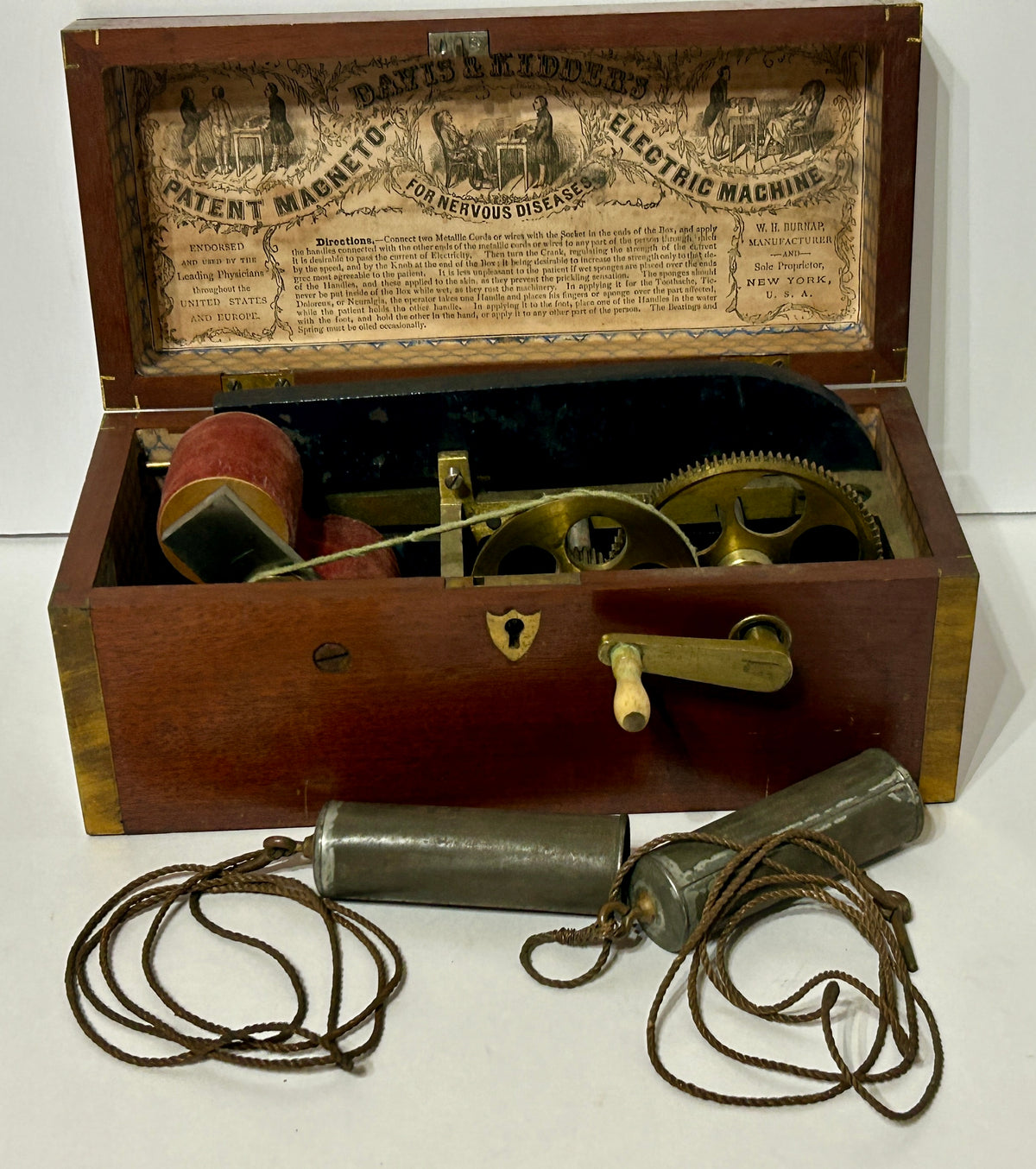 Kidder Machine KIDDER EARLY ELECTRO SHOCK MEDICAL MACHINE – Triple A Antiques