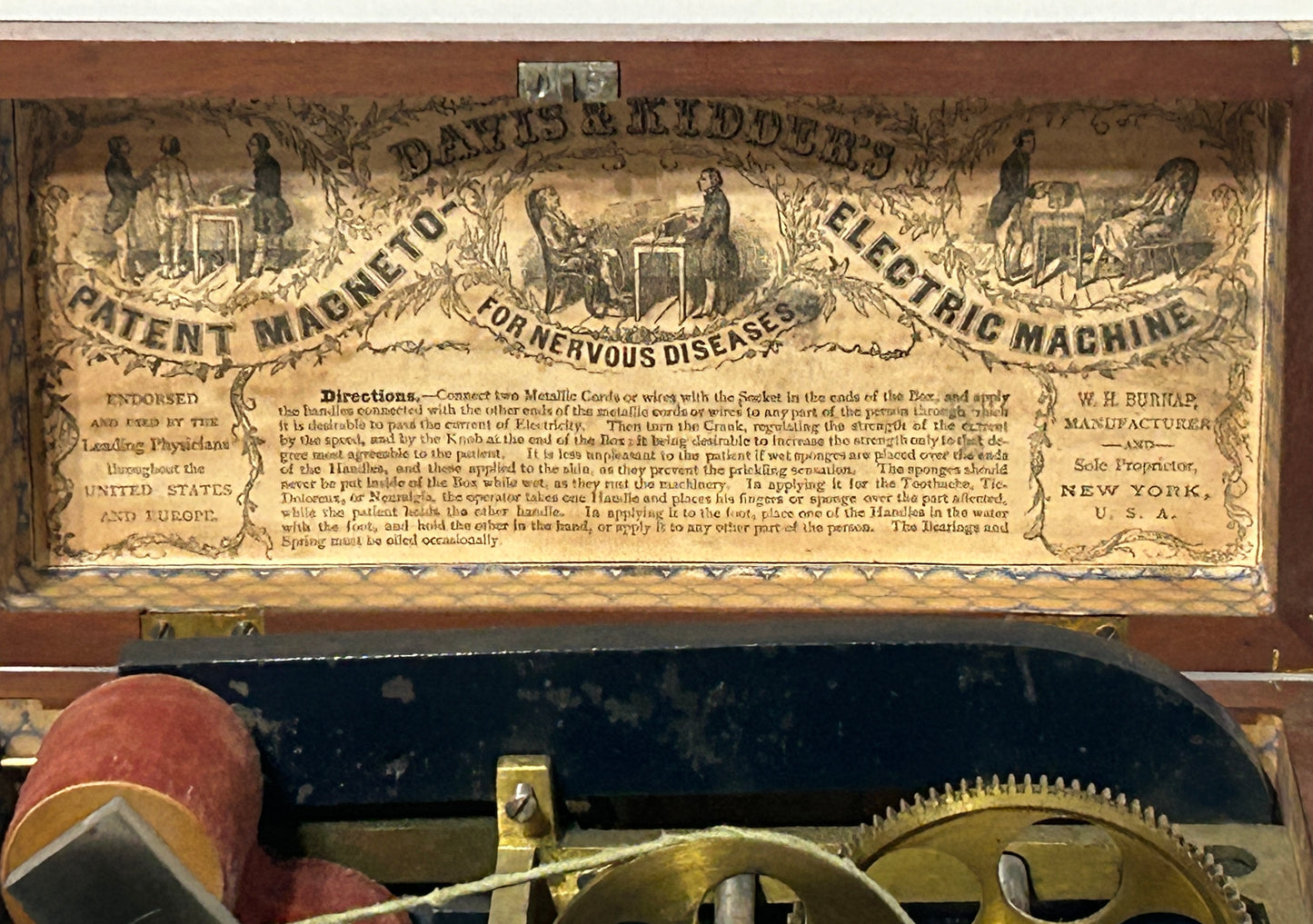 KIDDER EARLY ELECTRO SHOCK MEDICAL MACHINE