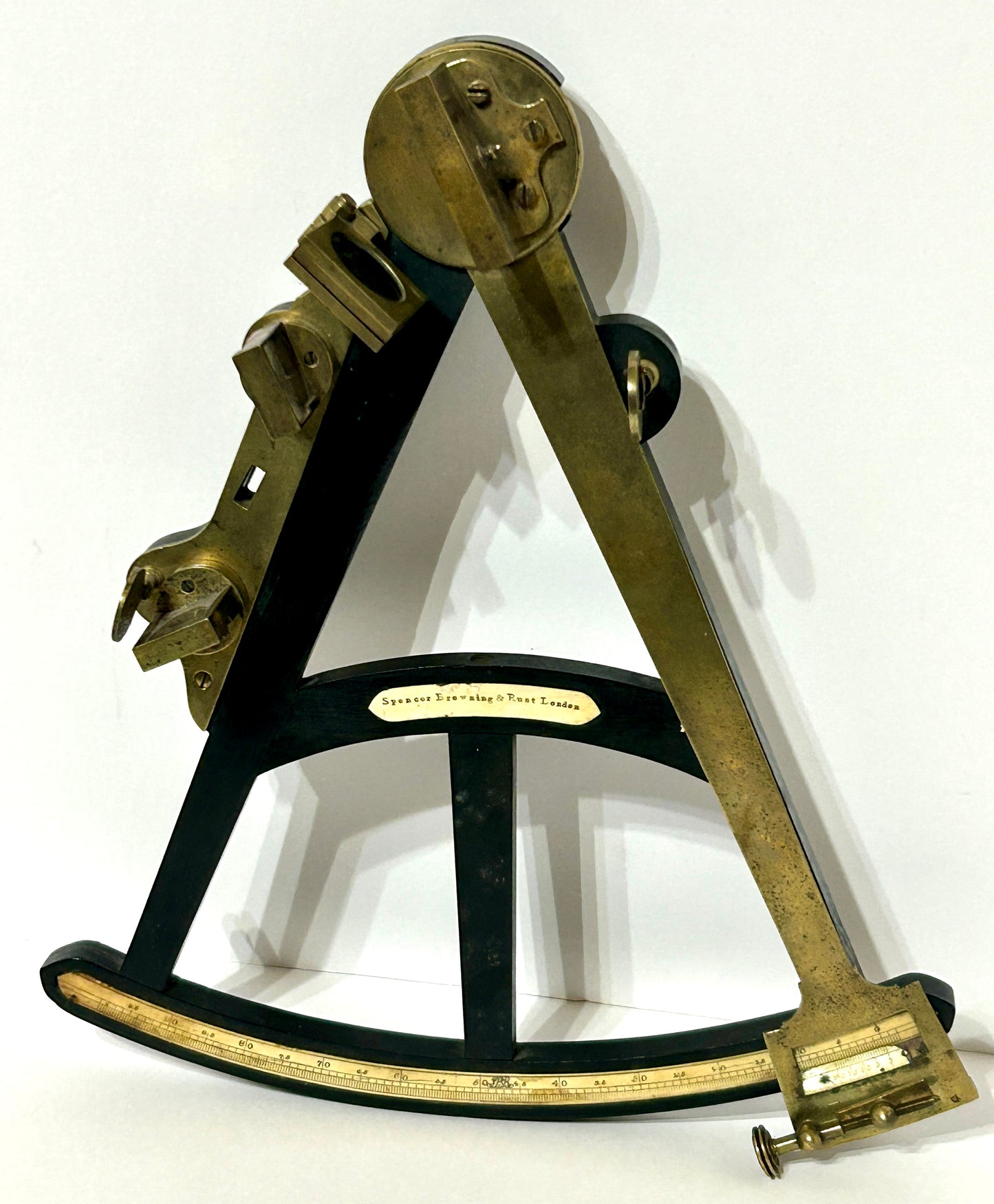 SHIPS OCTANT EARLY 1800'S BY SPENCER, BROWNING, & RUST LONDON