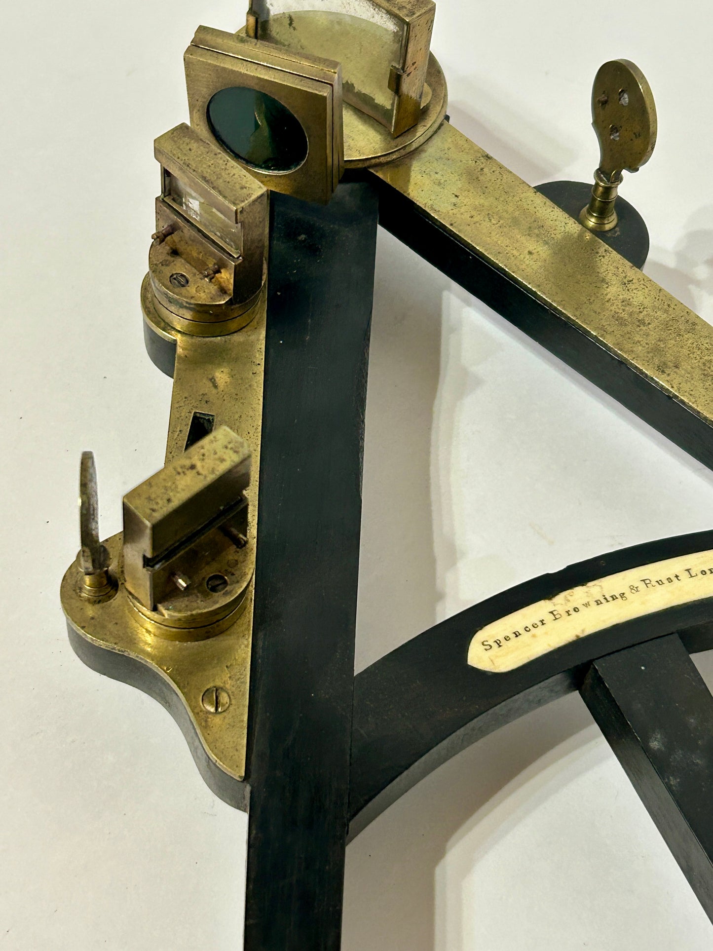 SHIPS OCTANT EARLY 1800'S BY SPENCER, BROWNING, & RUST LONDON