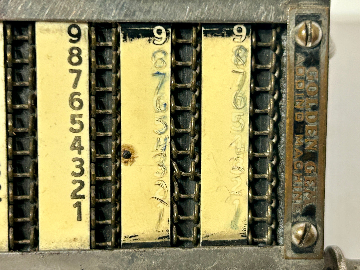 GOLDEN GEM ADDER WITH CASE 1907