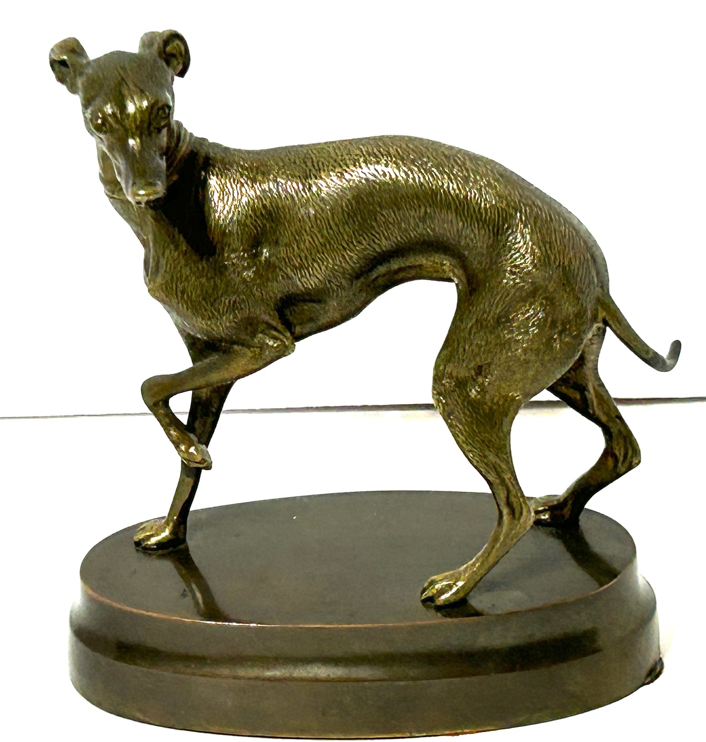 BRONZE GREYHOUND SCULPTURE