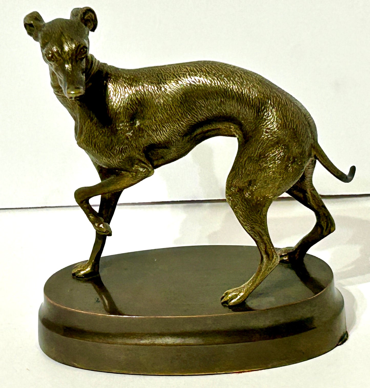 BRONZE GREYHOUND SCULPTURE