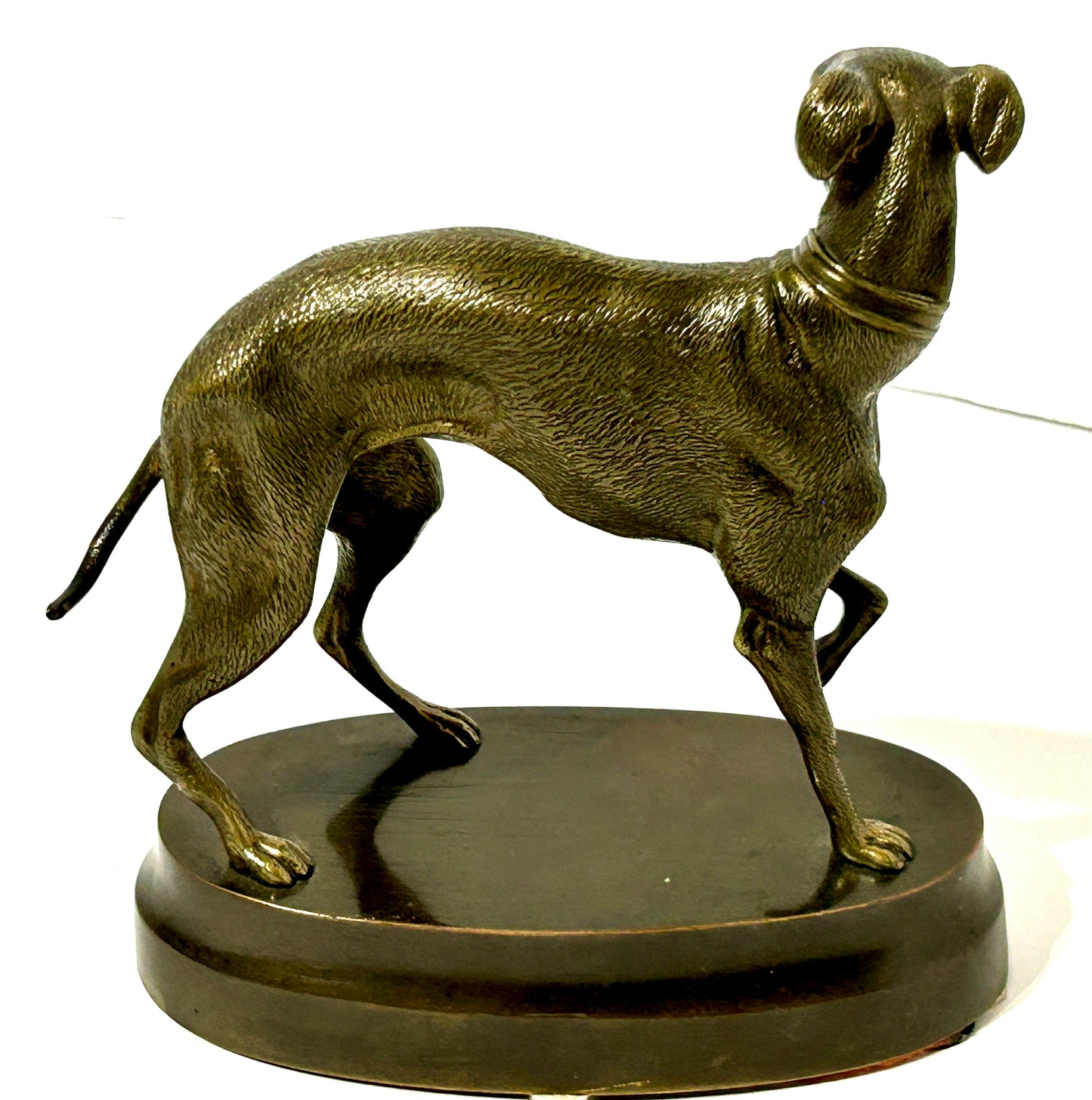 BRONZE GREYHOUND SCULPTURE