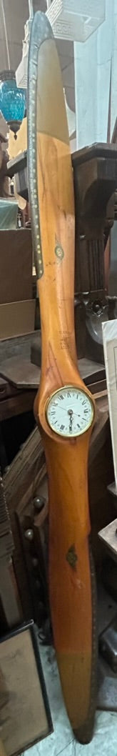 WOODEN 1930'S AIRPLANE PROPELLER 76" LONG MADE BY SENSENICH