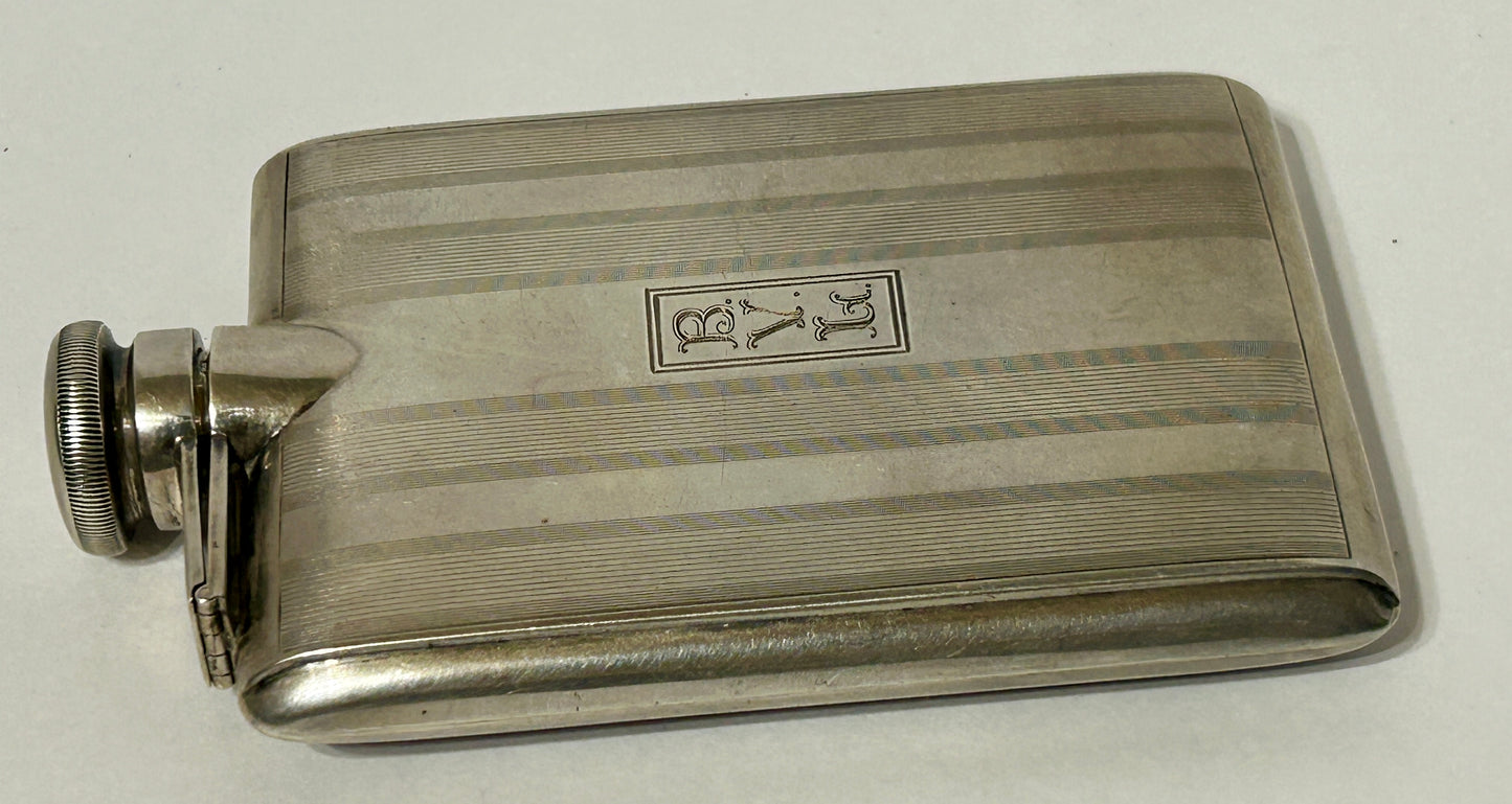 STERLING SILVER ANTIQUE FLASK