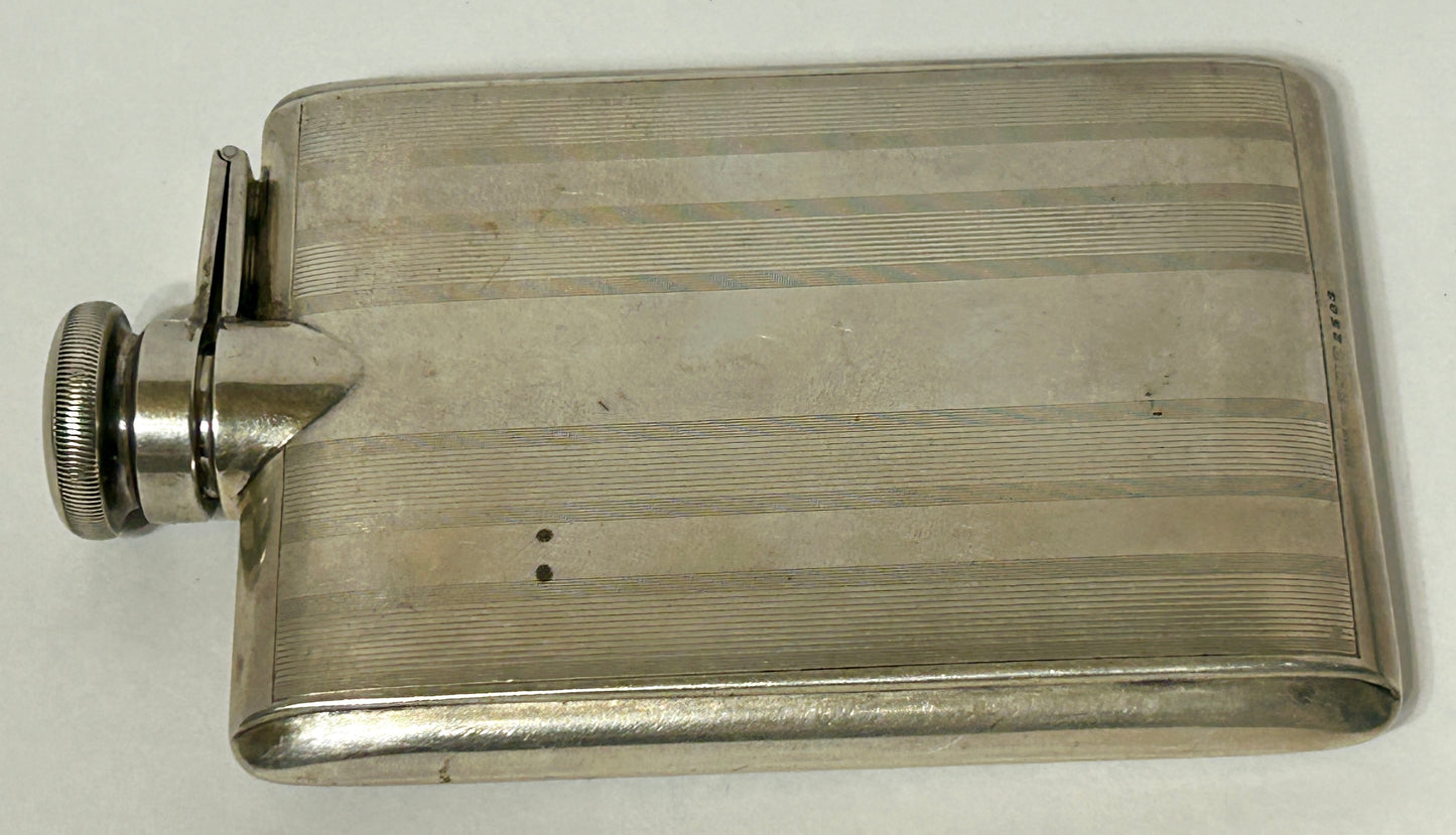 STERLING SILVER ANTIQUE FLASK