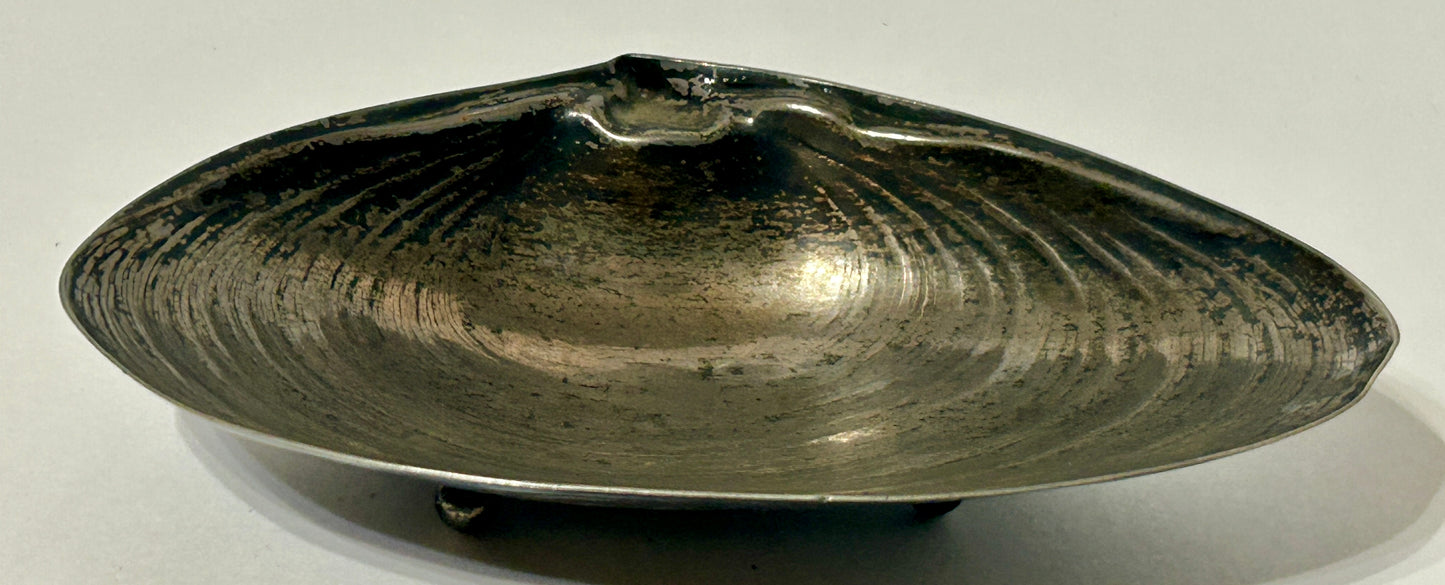 STERLING SILVER CLAM SHELL TRAY BY WALLACE