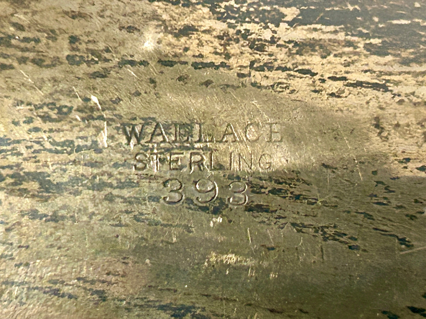 STERLING SILVER CLAM SHELL TRAY BY WALLACE