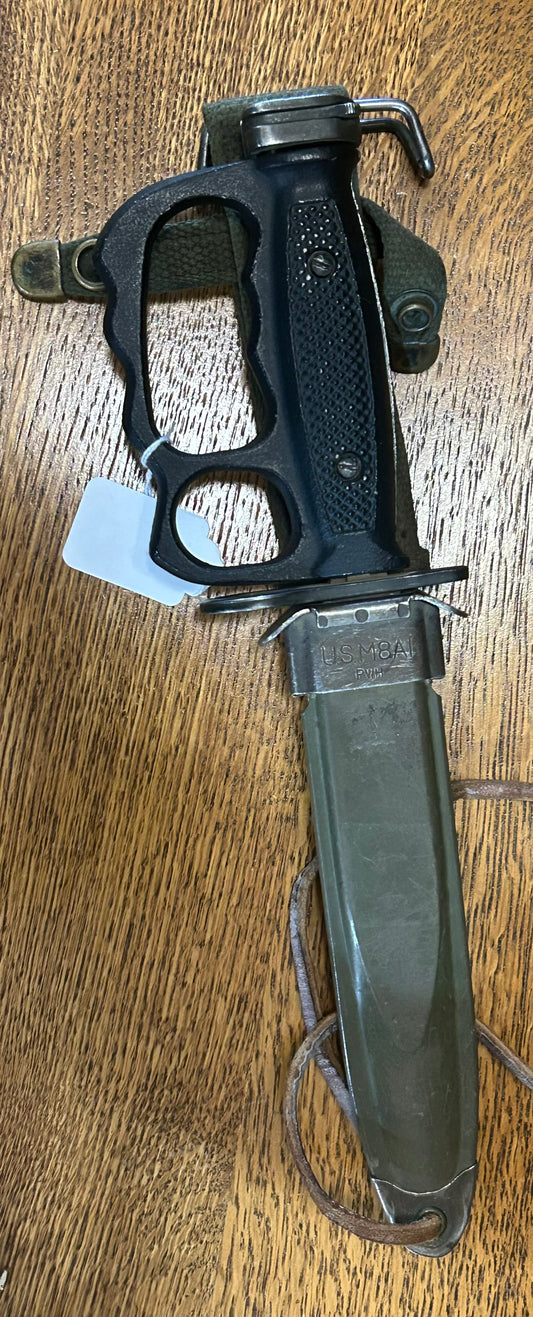 U.S. VIETNAM WAR M7 KNUCKLE DUSTER FIGHTING KNIFE BAYONET