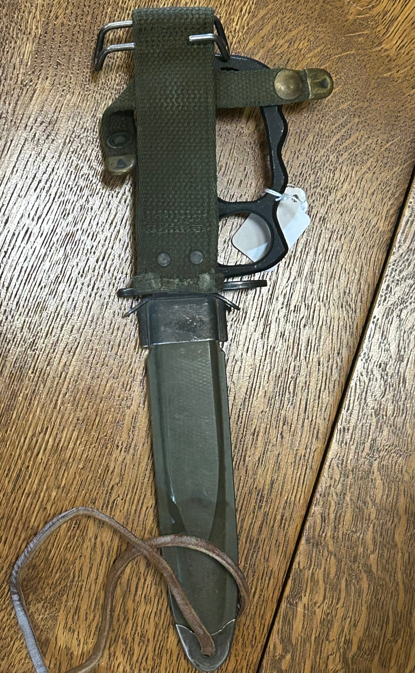 U.S. VIETNAM WAR M7 KNUCKLE DUSTER FIGHTING KNIFE BAYONET