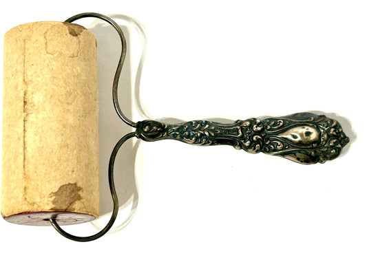 STERLING HANDLE ANTIQUE ROLLING BLOTTER