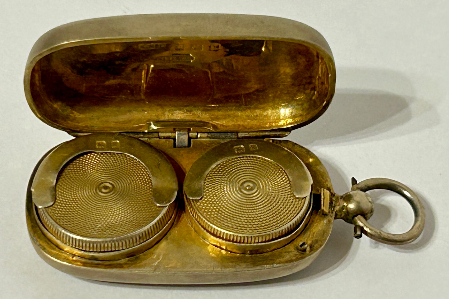 ANTIQUE STERLING SILVER COIN HOLDER