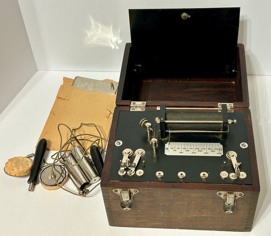 ANTIQUE QUACK ELECTRAPATHY MEDICAL DEVICE
