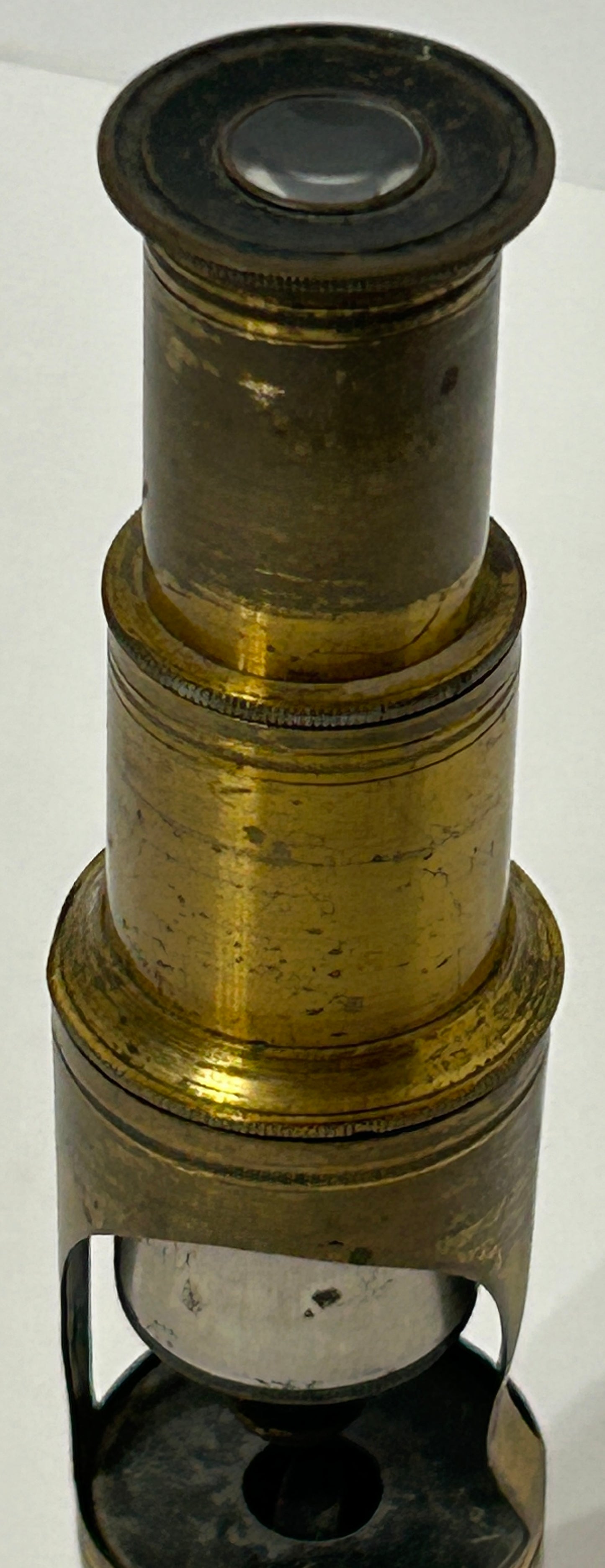 BRASS MICROSCOPE EARLY SMALL SIZE