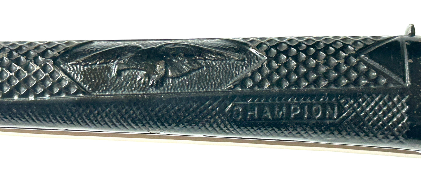 ANTIQUE AIR RIFLE COLUMBIAN AND BAILEY CHAMPION MODEL 1893 AIR RIFLE TYPE 8 STEEL BARREL