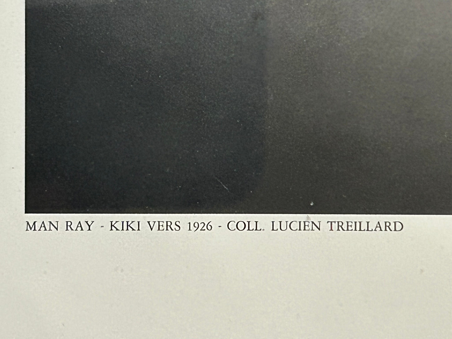 MAN RAY PHOTO ON FRENCH 1987 EXHIBIT POSTER
