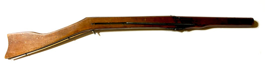 ANTIQUE AIR RIFLE MARKHAM CHICAGO AIR RIFLE MARKED ON STOCK