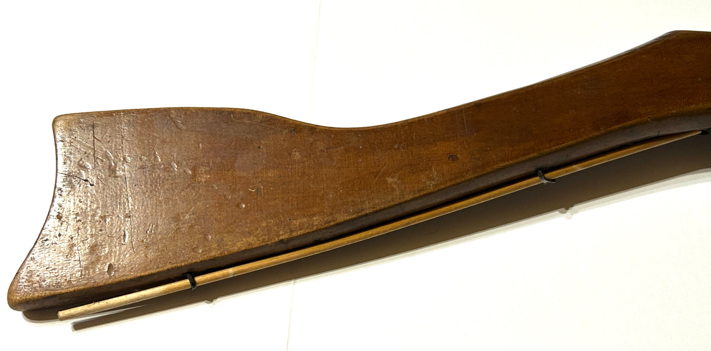 ANTIQUE AIR RIFLE MARKHAM CHICAGO AIR RIFLE MARKED ON STOCK