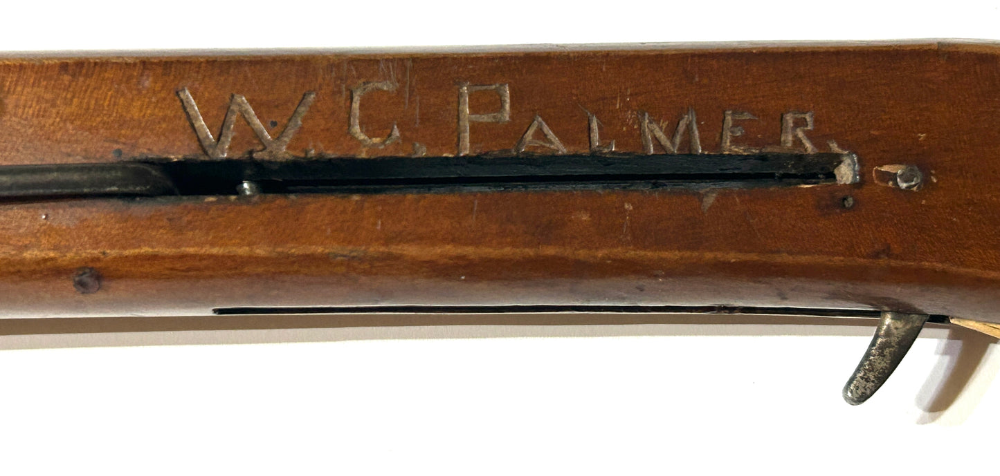 ANTIQUE AIR RIFLE MARKHAM CHICAGO AIR RIFLE MARKED ON STOCK