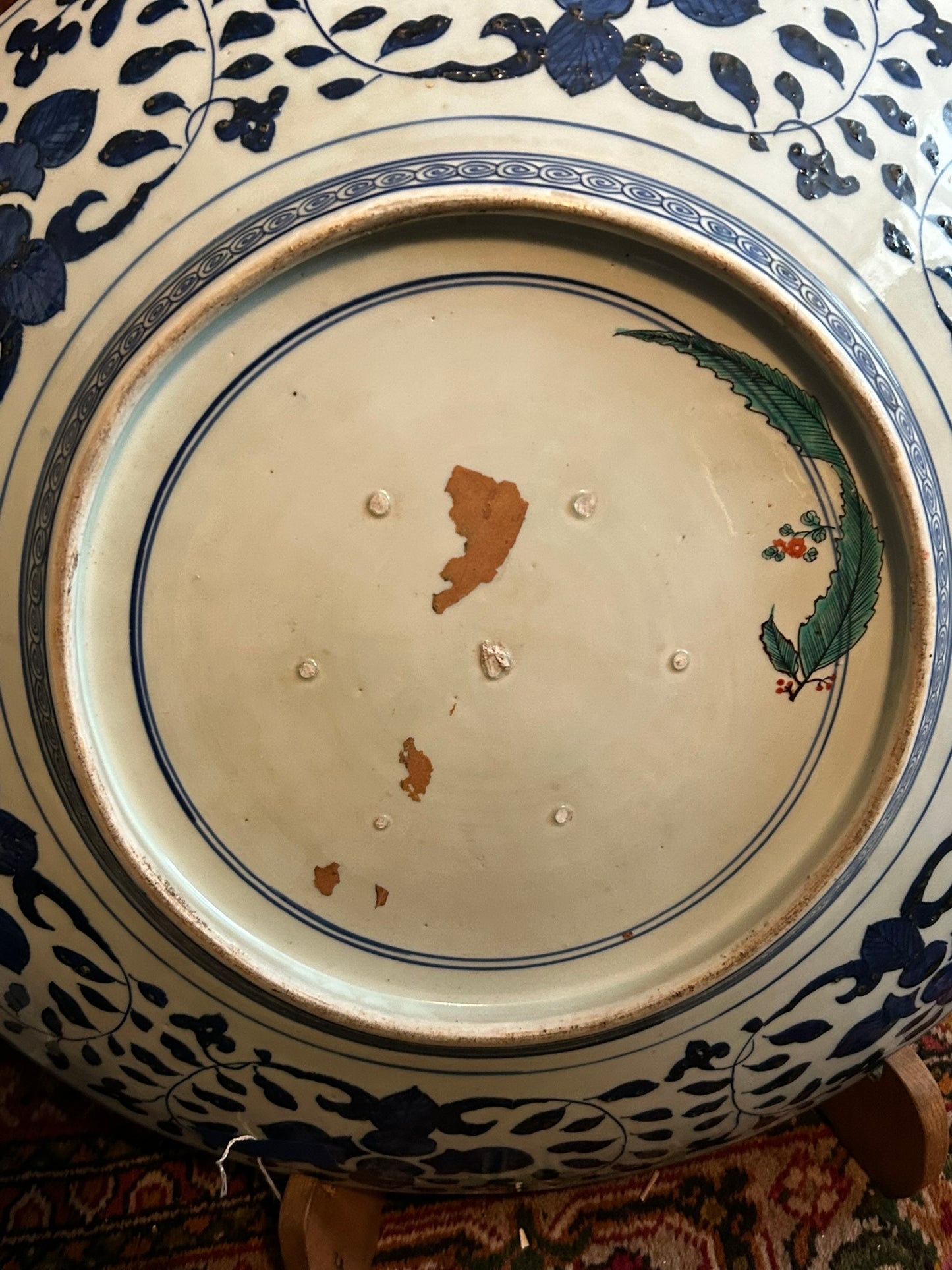JAPANESE IMARI ANTIQUE CHARGER LATE 1800'S