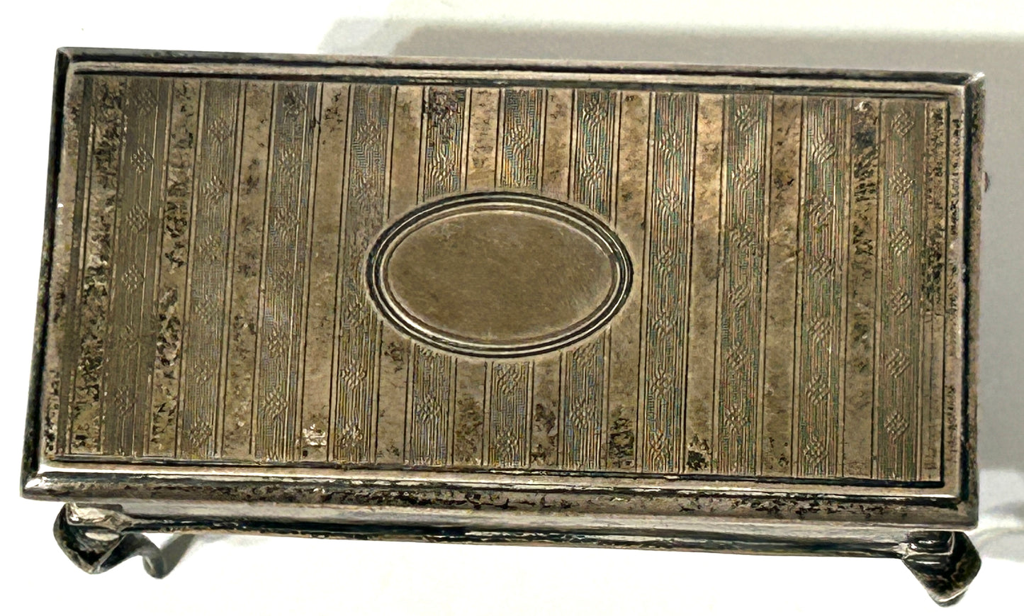 ANTIQUE STERLING RING OR JEWELRY BOX